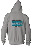 YOU'VE NEVER MET A BANJO PLAYER LIKE ME! Youth Zippered Hooded (Hoody) Sweatshirt Fleece Jacket ASH GREY SMALL