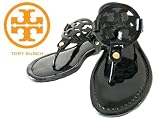 「TORY BURCH　トリーバーチ　ミラーロゴトングサンダル　ブラック【並行輸入品】サイズ5.5（22.5ｃｍ）」の画像