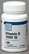 Vitamin D 1000 IU Tablets #100