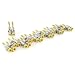 24k Gold Connector Banana Plugs, Open Screw Type 24 Pack (12 Red, 12 Black)