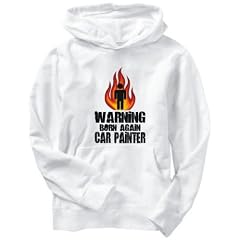 Warning - Born again Car Painter Herren Hoodie Wei�?