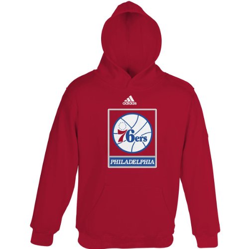 Adidas Philadelphia 76Ers Youth (Sizes 8-20) Primary Logo Hoodie Small