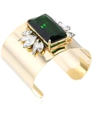 Noir Jewelry Stone Cuff Bracelet, 2"