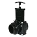 Valterra 7218 ABS Gate Valve, Cast Metal, 2" FPT x Polypropylene MPT