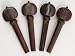 Musaica Fine Fittings - Hill 4/4 Violin Pegs in Rosewood
