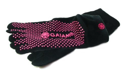 Gaiam All Grip Yoga Socks Pink Dots, Small/Medium Gaiam All Grip Yoga Socks Pink Dots, Small/Medium