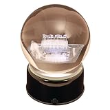 NCAA Texas A&M Aggies Kyle Field Etched Lit Musical Turning Crystal Ball