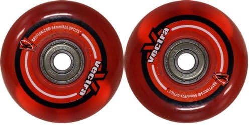 Rear Replacement Wheels and Bearings for Razor Powerwing Scooter Kryptonics 64mm