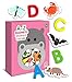 Curious Columbus Animal Magnets For Kids. Includes Alphabet Letters. Set of 52 Pieces. Foam Educational Magnetic Toy Objects For Word Recognition. 26 Picture Fridge Magnets and 26 ABC Letters From A-Z