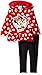 Disney Girls' 2 Piece Minnie Hoodie and Printed Legging Set