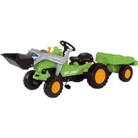 Big Toys 56525 Big Jimmy Loader plus Trailer Ride-On Toy