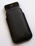 Black Leather iphone 3g Case By ICESSORIZE