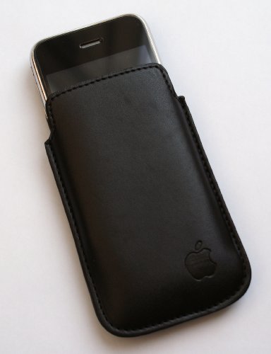 Black Leather iphone 3g Case