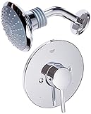 Grohe 35010001 Concetto Shower head and Trim Combination [並行輸入品]