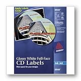 Avery 8960 Matte Full Face CD Label (White)