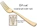 150 count Gold Plastic Forks, Golden Secrets w/Signature Party Picks