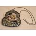VINTAGE LOOK SEQUIN ROSE CLUTCH / ACROSS THE BODY HAND BAG WITH CHAIN PURSE