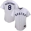 Majestic Boston Red Sox #8 Carl Yastrzemski Grey Throwback Replica Jersey