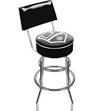 NHL Los Angeles Kings Padded Bar Stool with Back