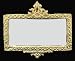 Dollhouse Miniature Gold Framed Mirror by Unique Miniatures