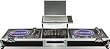 Odyssey FZGSDJ12W Flight Zone Glide Style Ata Dj Coffin With Wheels For A 12 Mixer & Two Turntables In Standard Position