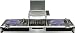 Odyssey FZGSDJ12W Flight Zone Glide Style Ata Dj Coffin With Wheels For A 12 Mixer & Two Turntables In Standard Position
