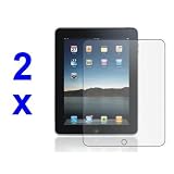 2x Screen Protector Cover and Cloth for Apple iPad 2 II