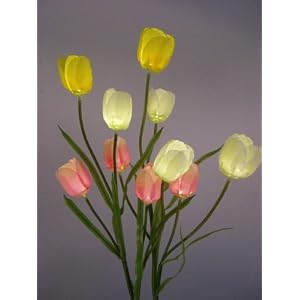 Battery Operated 10 Light Tulip Branches Case Pack 24 by 