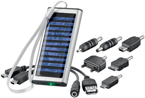 Externer Akku Accu Solar Ladekabel
