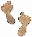 Sunset Vista Designs Garden Cast Iron Stepping Stone - Footprint