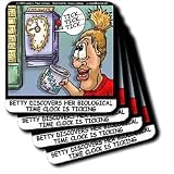 Biological Time Clock Ticking - Set Of 4 Ceramic Tile Coasters by 3dRose LLC