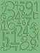 Cuttlebug A2 Embossing Folder-Number Collage