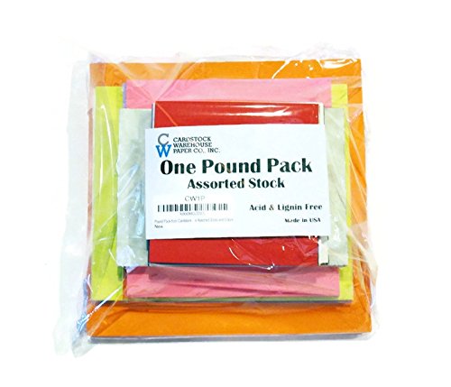 Pound pack from cardstock warehouse - assorted sizes, c…
