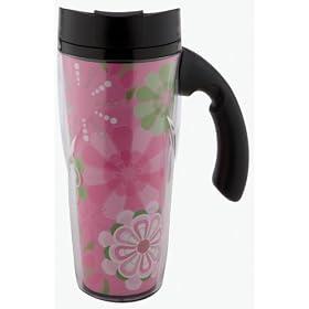 Copco Trendy Mug Pink Lime Floral by Copco