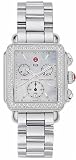 NEW MICHELE DECO DIAMOND STAINLESS STEEL MENS WATCH MWW06A000448