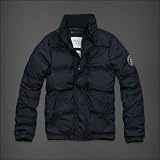 「アバクロ ABERCROMBIE&FITCH 並行輸入品 メンズ ダウンジャケット ネイビー M」の画像