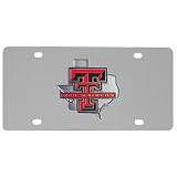 Texas Tech Red Raiders Logo License Plate - NCAA College Athletics - Fan Shop Merchandise