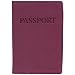Saddler Leather Passport Cover/Holder - Violet