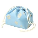 TORUNE 保冷弁当袋きんちゃく フラワー (BL) P-2854