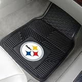 Pittsburgh Steelers Heavy Duty 2-Piece Vinyl Car Mats