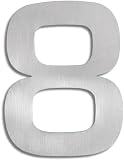 Blomus 68191 stainless steel house number 8