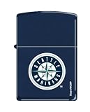 Zippo Lighter MLB Seattle Mariners Navy Blue Matte