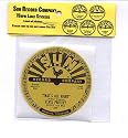 Sun Records 78 Label Stickers 5-Pack