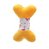 YELLOW - Grriggles Butterfly Bone Squeaky Toy