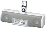JVC RA P 50 Lautsprechersystem (UKW-Tuner, Dock) f�r Apple iPod und iPhone wei�