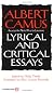 Lyrical and Critical Essays