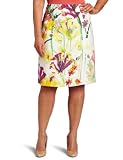 Calvin Klein Womens Plus-size Printed Pencil Skirt