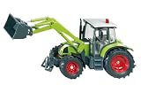 Siku - 3656 - Véhicule sans piles  -  Tracteur Claas Ares avec chargeur frontal - 1,32ème - métal
