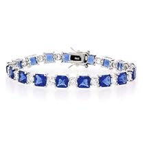 Platinum TANZANITE Diamonds ESTATE bracelet