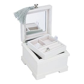 Reed and Barton Emma White Jewelry Box
